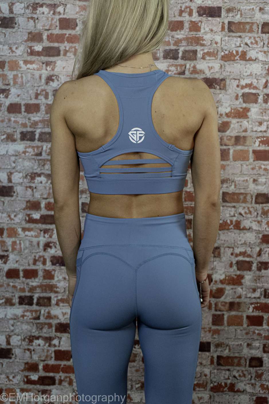 G-Fit Allure Sports Bra and Leggings in Blue