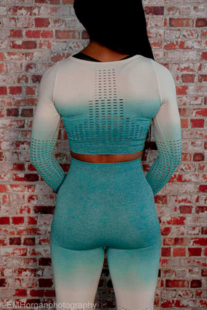 G-Fit Inspire Seamless Sports Top and Leggings in Mint